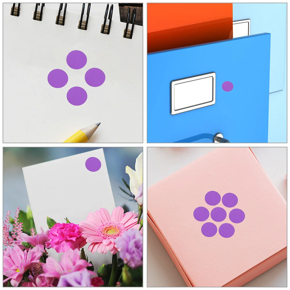 20 ورقة ملصقات نقطية لاصقة ملصقات مستديرة لصناديق الهدايا المغلفات بطاقات آمنة استخدامات مختلفة النقاط اسم العلامة #1