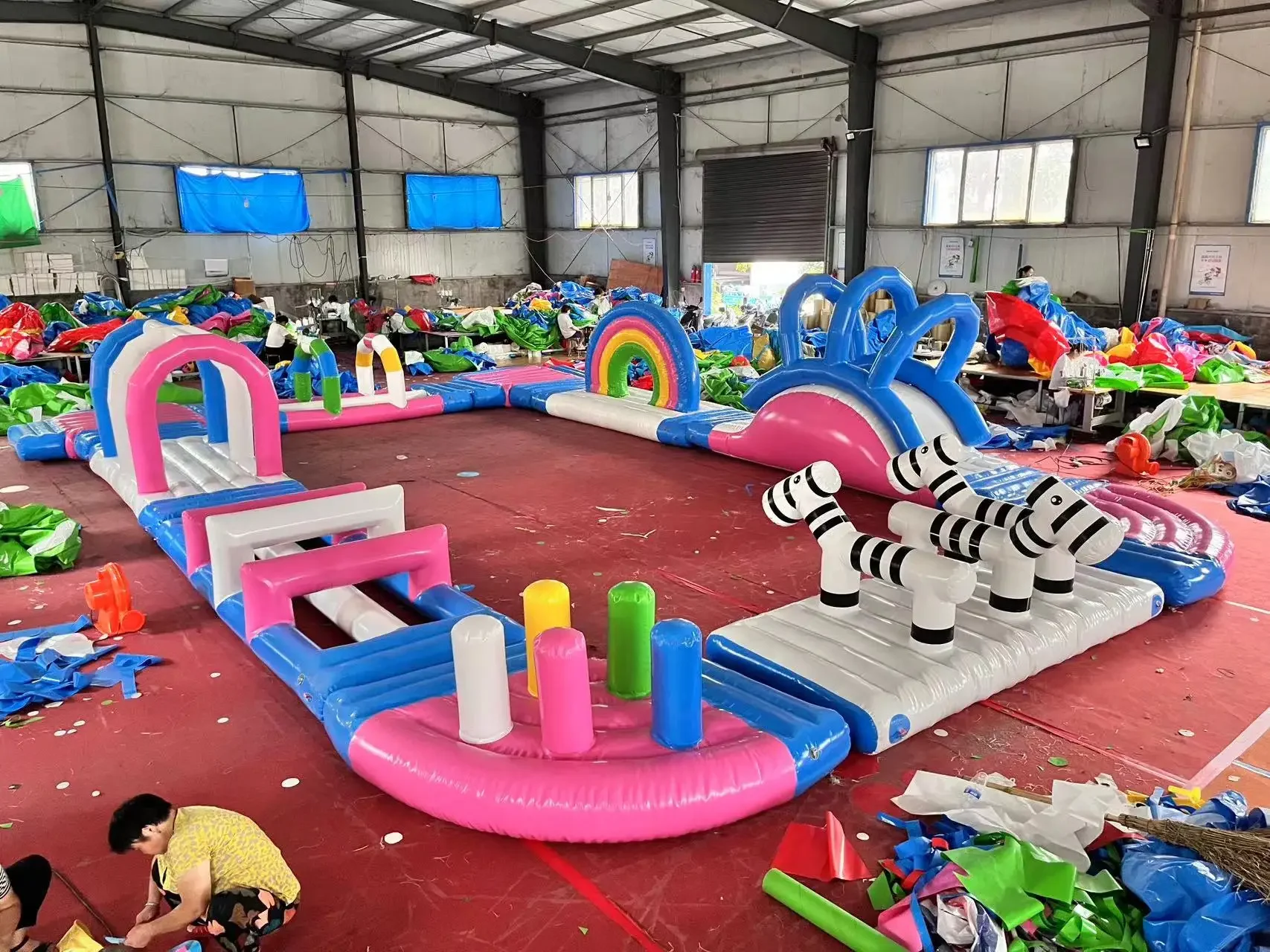 Indoor Outdoor Inflatable Water Park for Kids and Adults Water Sports Floating Obstacle for Water Parks-Manufactured Product