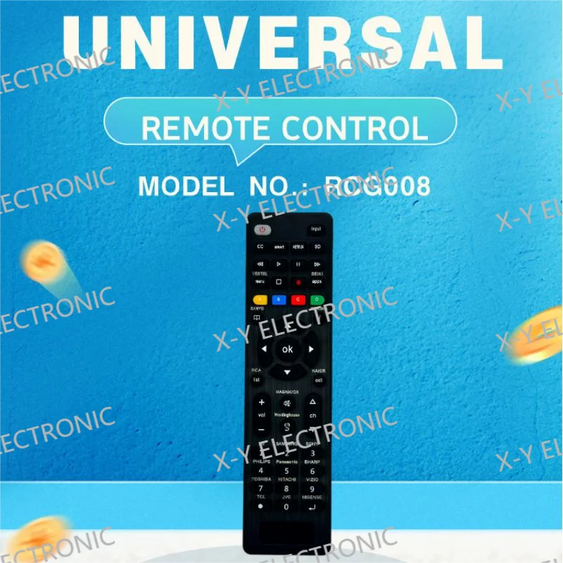 Universal Remote Control Replacement Multiple Brands of TVs for Sony for Samsung for Panasonic for Toshiba for Phili PS for l G