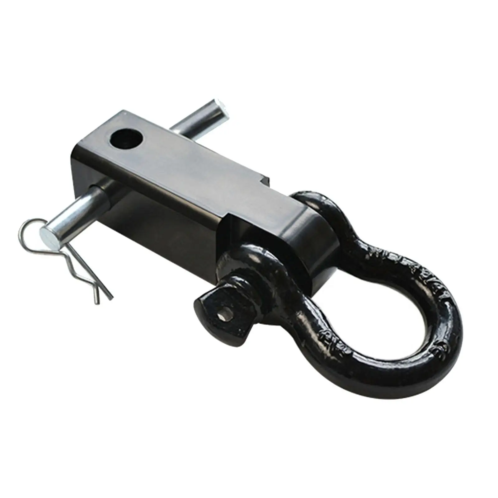 

Shackle Hitch Receiver Heavy Duty Easy to Use Spare Portable Equipment Towing Accessories Trailer Arm for Trucks Vehicle