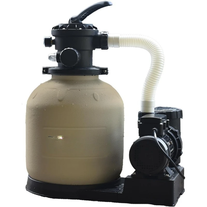 

7011-E Sand Filtration System - 16-Inch Above-Ground Pool Filter Tank With Digital Timer, 120 Pound Sand Capacity, 3/4 HP P