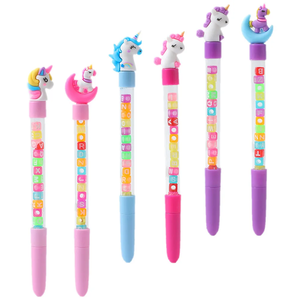 

Colorful Pens Cartoon Journaling Decorate for Note Taking Plastic School Student