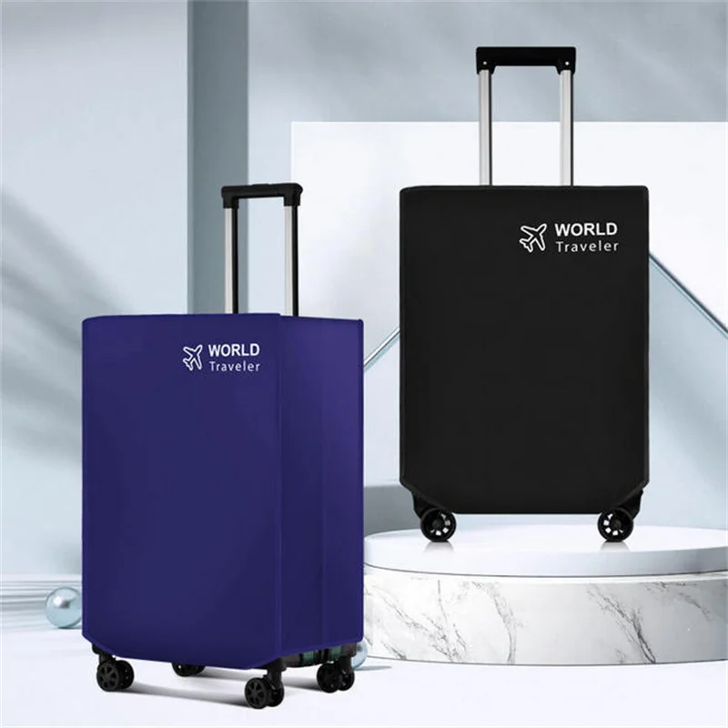 

Blue Anti-Scratch Luggage Protector Cover Non-Woven Dustproof Trolley Suitcase Wear-Resistant for 20/24/26/28/30inch Suitcases