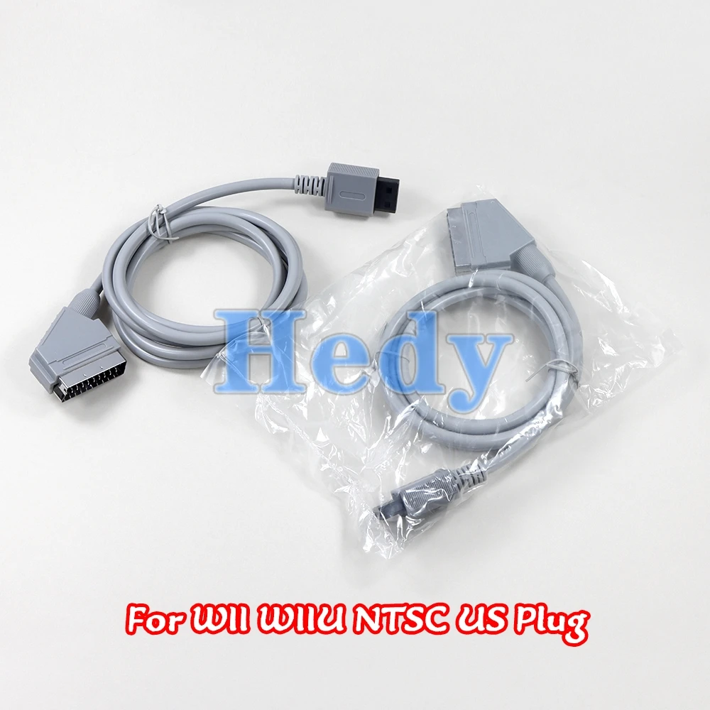 

10 шт. кабелей NTSC для WIIU/WII U, 1,8 м, RGB Scart, HD HDTV AV-кабель, PAL-кабель для консоли WII NTSC, видео-кабель для ТВ