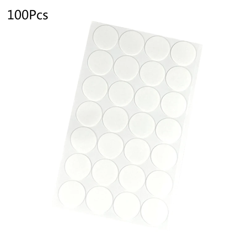 16FB 100Pcs Fita Adesiva Dupla Face Adesivos Transparentes Adesivos Pontos Pegajosos Traceless Massa Pegajosa para Decorações