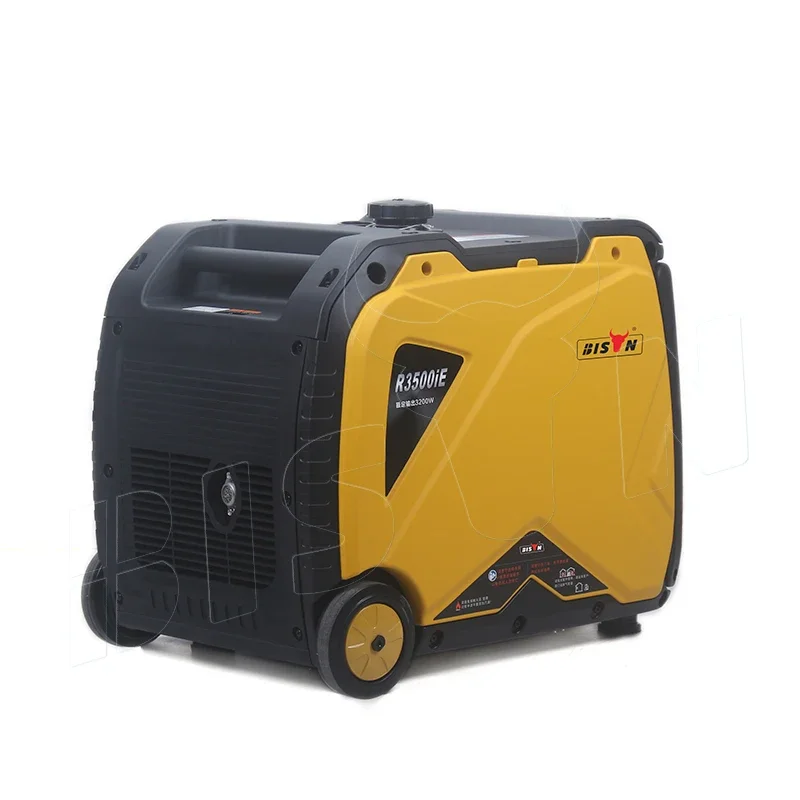 Bison Portable Silent 3Kw 3Kva 3000 Watts Gasoline Inverter Generator For Home Standby