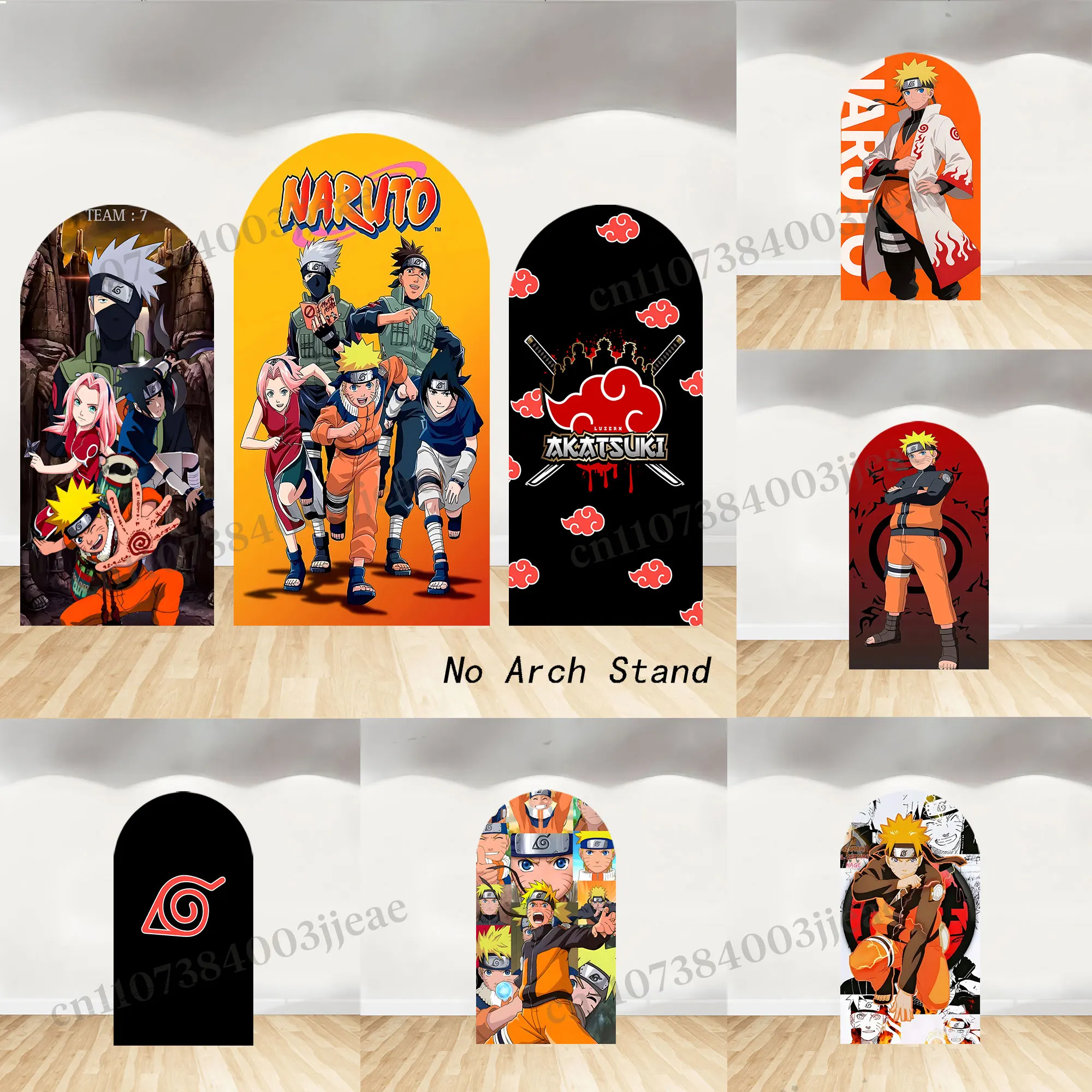 

Naruto Arch Backdrop For Boys Kids Birthday Party Decoration Covers Children Photography Cartoon Background Studio Banner Props