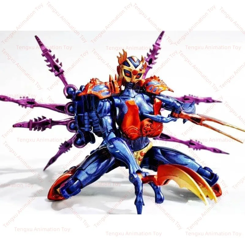 In Stock: TA TransArt Toys BWM-08 BWM08 BWM-08PW Pink Metal Edition Blackarachnid Beast Wars Two-Form Spider Figure Toy