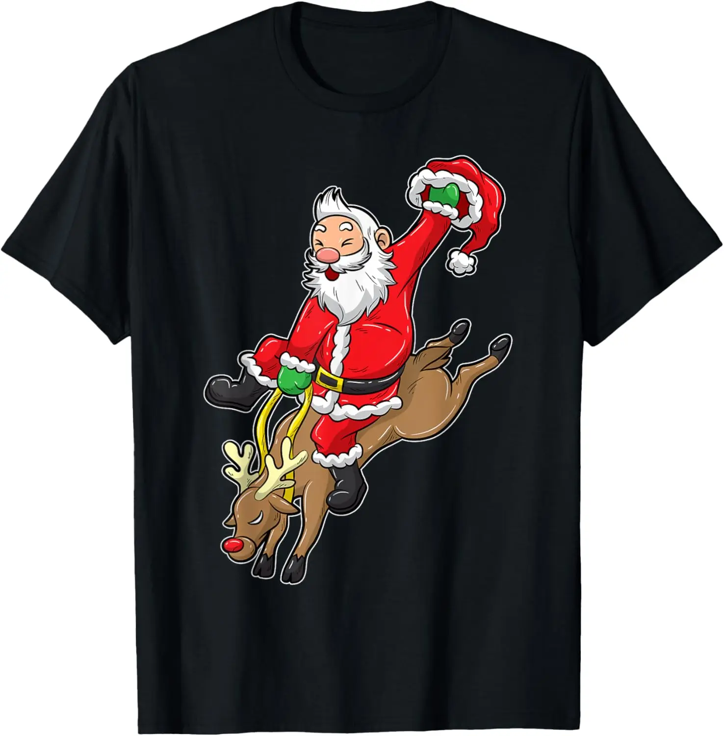 

Футболка Cowboy Santa Xmas Reindeer Rodeo Christmas In Texas
