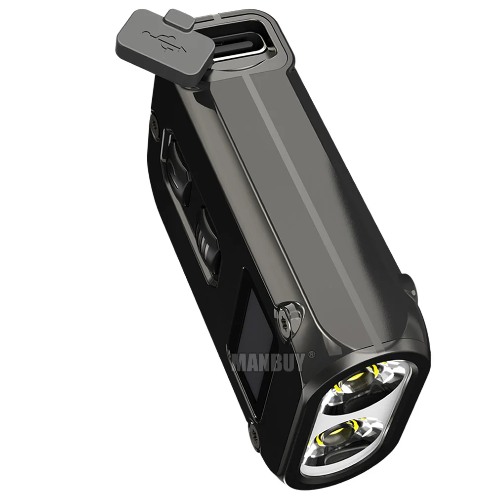 Imagem -06 - Nitecore Genuíno Tini2ss Mais Flexível Usb-c Cabo de 500lm Chaveiro Luz Recarregável Mini Lanterna Led Pocketlight Aço Inoxidável