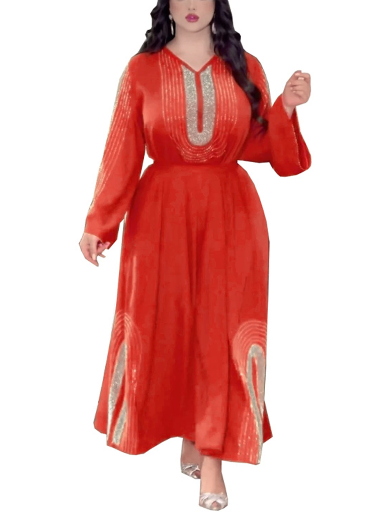 

Women Dress Muslim Arab Dubai Dress Mesh Women Dresses Robe Female Vestidos Robes Summer
