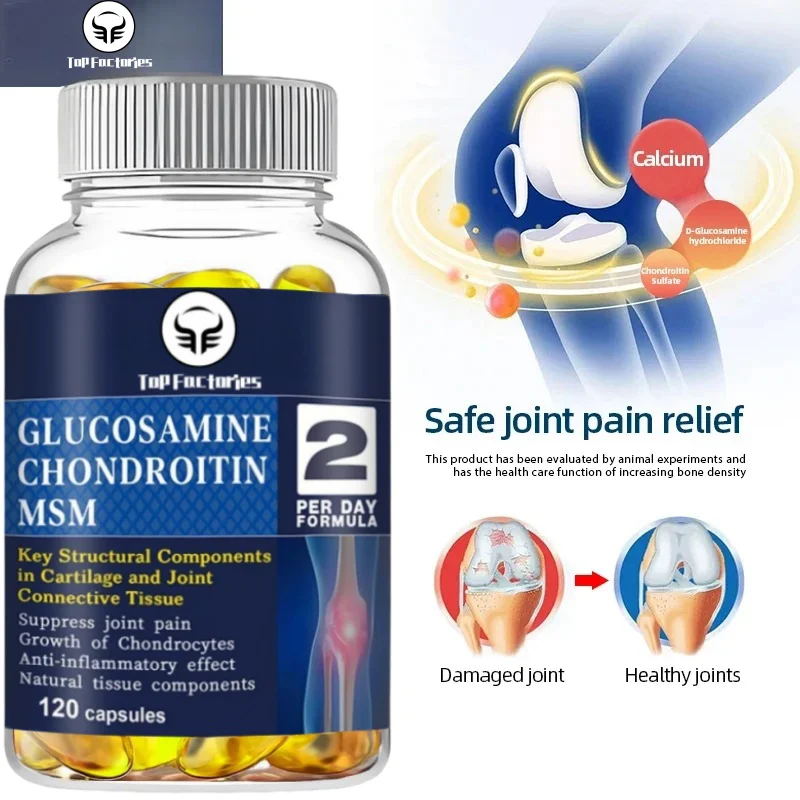 

Balincer Glucosamine Chondroitin Msm, 120 Capsules, For Joint And Knee , Immune System, Non-gmo, Gluten-free