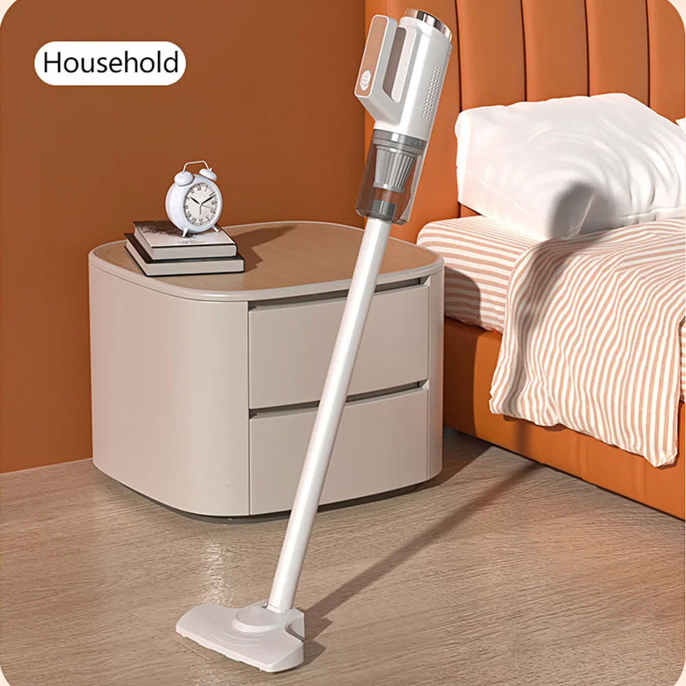 Handheld/Push Rod Vacuum Cleaner Wireless Cleaning Machine Floor Washer Vehicle Dust Collector Remover Carpet Aspirator 30Kpa