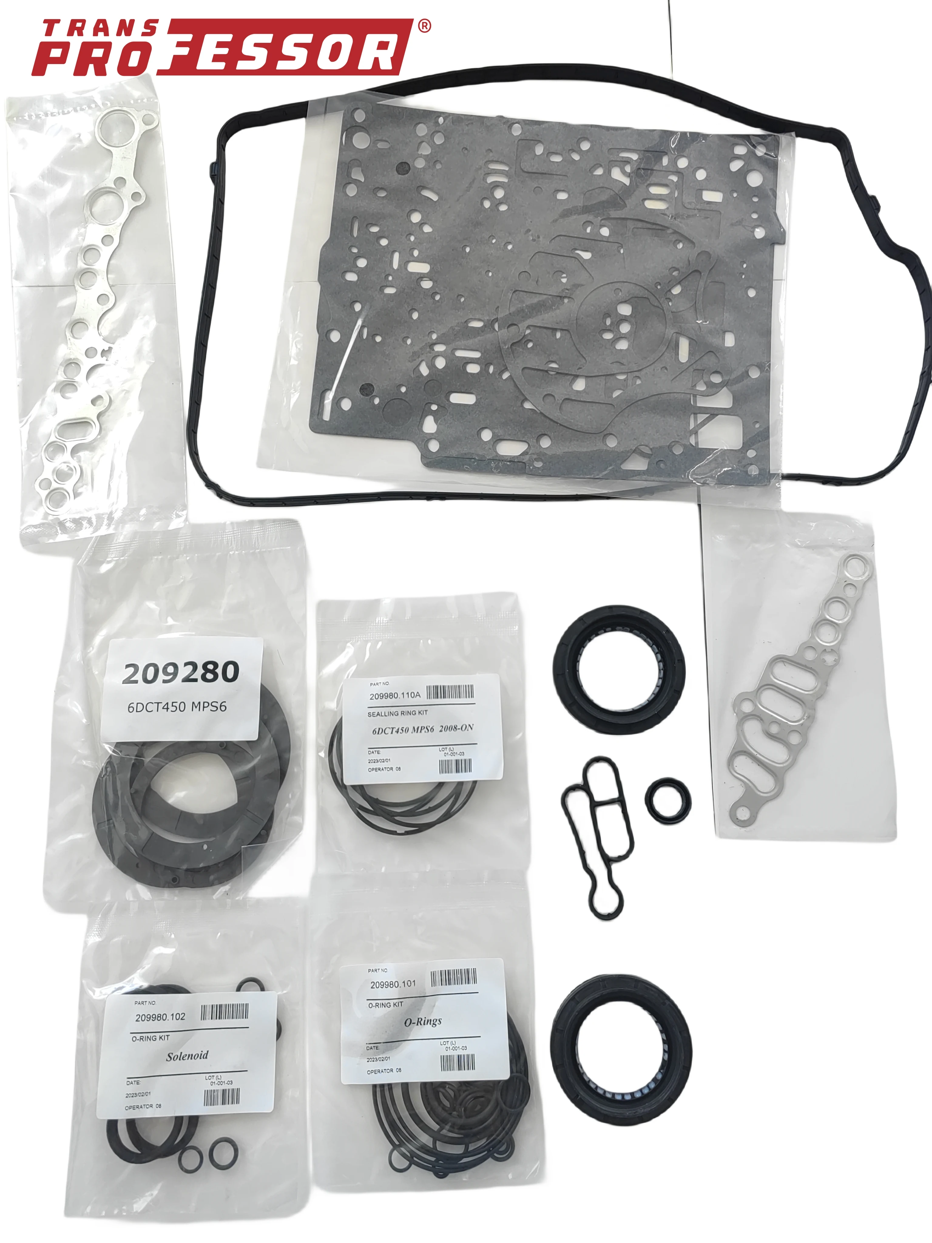 

MPS6 6DCT450 Transmission Repair Overhaul Kit for Ford Volvo CHRYSLER,TransProfessor Gearbox Sealing Gasket Set Car Accessories