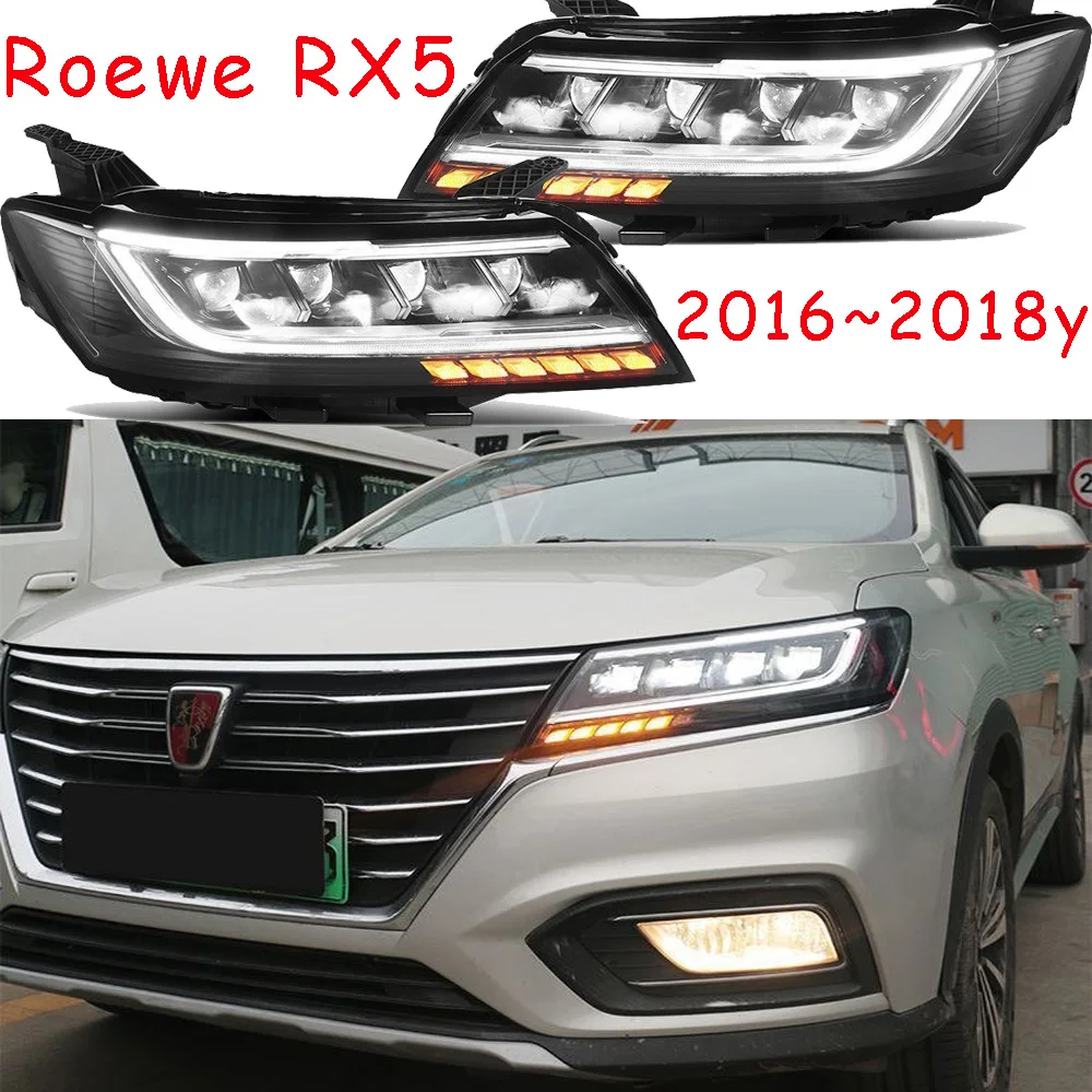 

car bumper head light for Roewe RX5 headlight 2016~2018y car accessories LED daytime fog lamp fog headlamp
