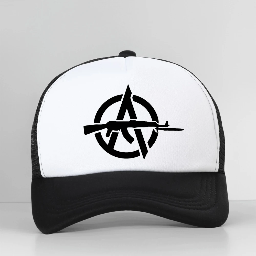 

Anarchy Activism Class War Corporate Slave Human Liberation Animal Front Earth Print Mesh Trucker Hat Unisex Cap