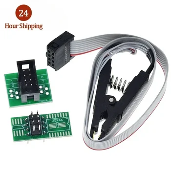 คุณภาพสูง SOIC8 SOP8 คลิปทดสอบสําหรับ EEPROM 93CXX/25CXX/24CXX in-circuit การเขียนโปรแกรมบนโปรแกรมเมอร์ USB TL866CS TL866A EZP2010