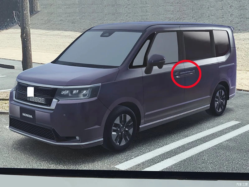 لهوندا Stepwgn RP6–8 2022 2023 ABS كروم غطاء مقبض الباب مع ثقب المفتاح الذكي الصيد غطاء الكسوة صب #6