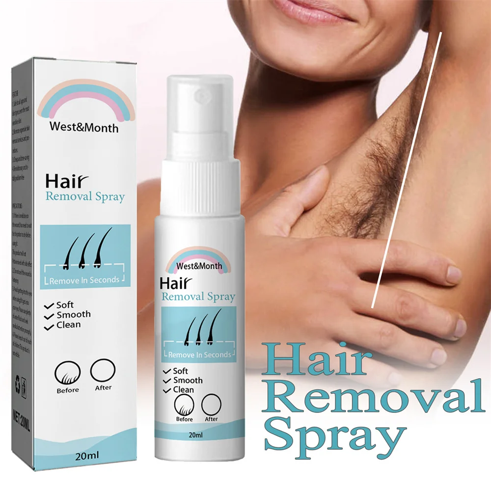 Efficient Spray Lasting Quick Hair Removal Spray Nourishing Body Care Mild Men Hair Removal Spray Painless Hair Removal