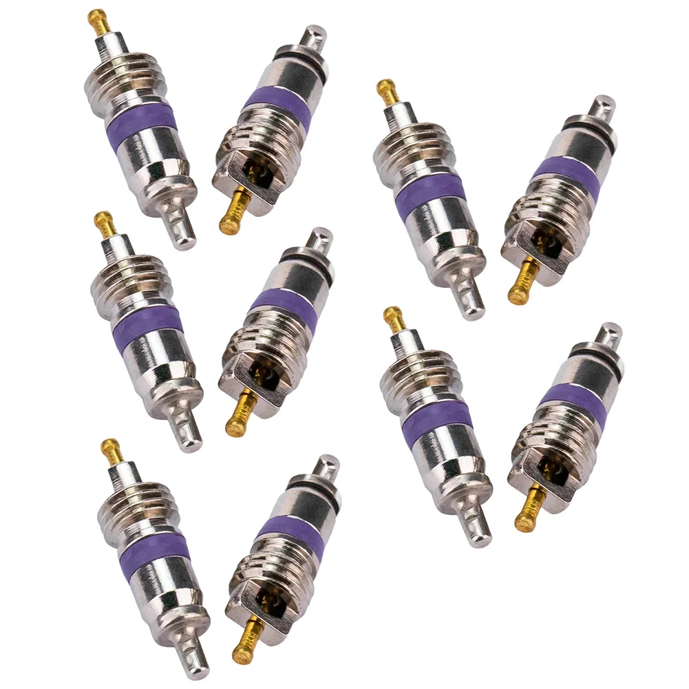 

10PCS Large Bore A/C Valve Core For BMW For Mercedes For Benz 8E0820855 Air Conditioning Valve Cores Car Exterior Repair Parts