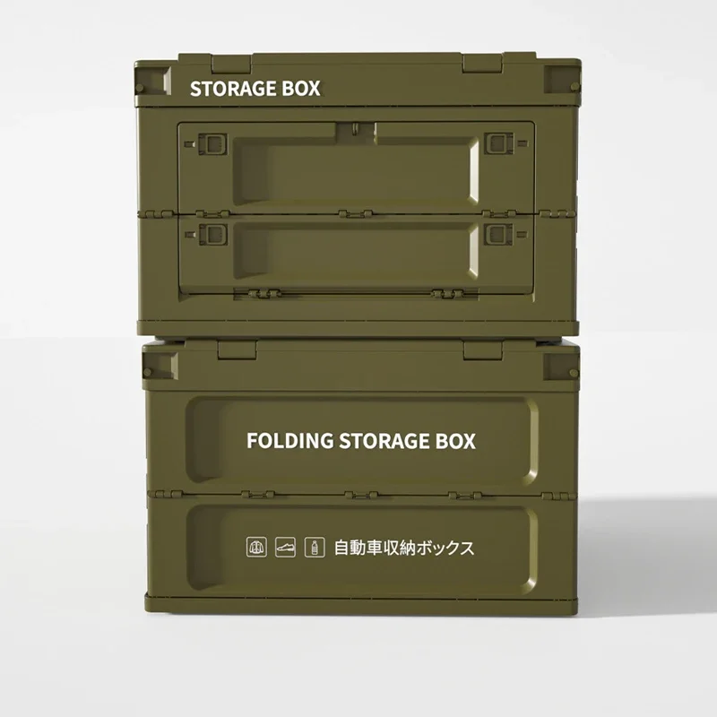 Multifunctional Practical Storage Box Sturdy Construction Outdoor Camping Thickened Folding Storage Box Save Space