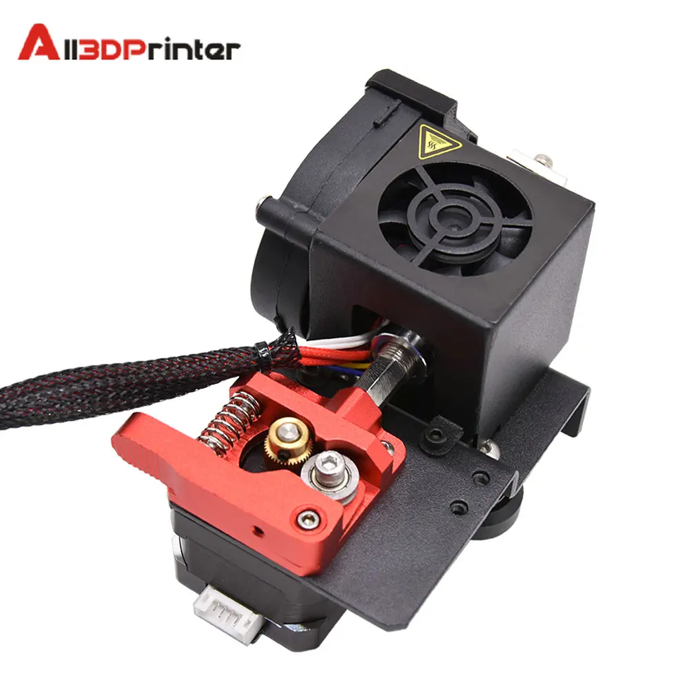 Upgrade MK8 Direct Drive Extruder Jarak Pendek Drive Logam Hotend Kit dengan Pulley Fan Turbo untuk Ender 3/CR-10/CR-10S/S4/S5/TEVO