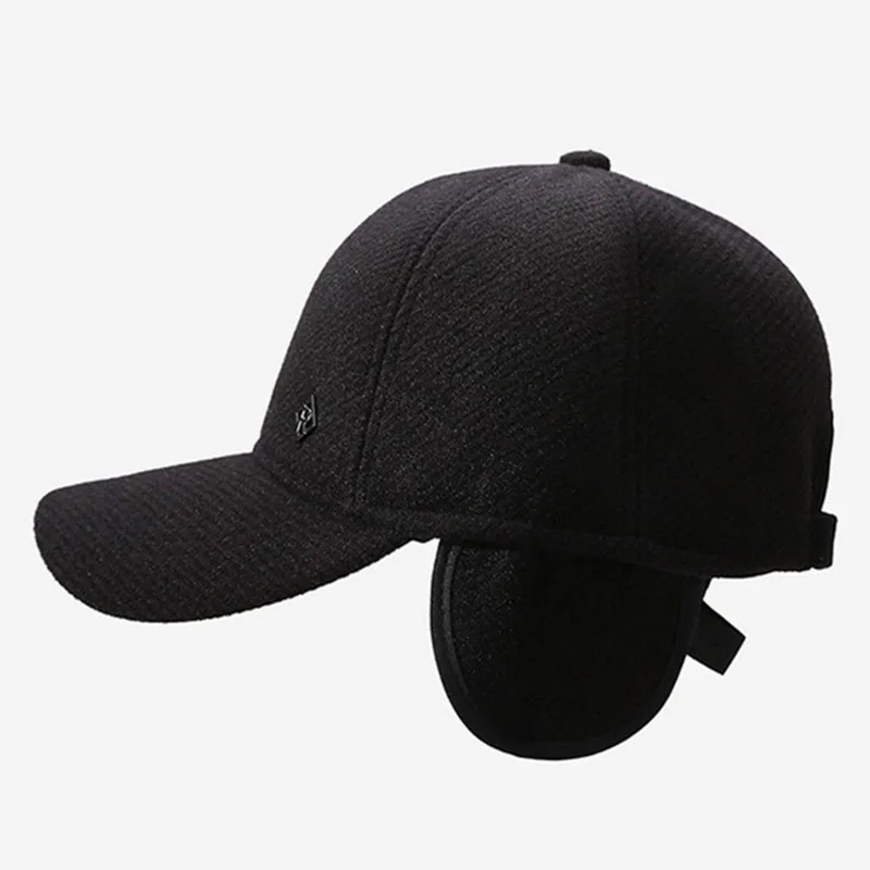 

New Winter Plush Thickened Coldproof Earmuffs Hats Warm Baseball Caps For Men Snapback Cap gorras 모자 шапка balaclava şapka kadın