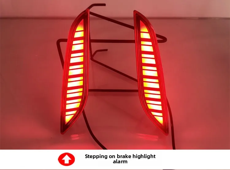 For GWM Haval H6 2021-2024 Car Rear Bumper Light Reflector Led Dynamic Turn Signal Driving Brake Warning Lights Modification detail image 13