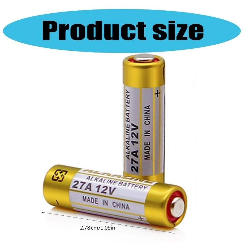 1 лист 27A 12 В щелочные батареи гаражных аккумуляторных батареев замена батареи сухой ячейки для A27 V27A LR27A WE27A L828 MN27 1 лист 27A 12 В щелочные батареи гаражных аккумуляторных батареев замена батареи сухой ячейки для A27 V27A LR27A WE27A L828 MN27