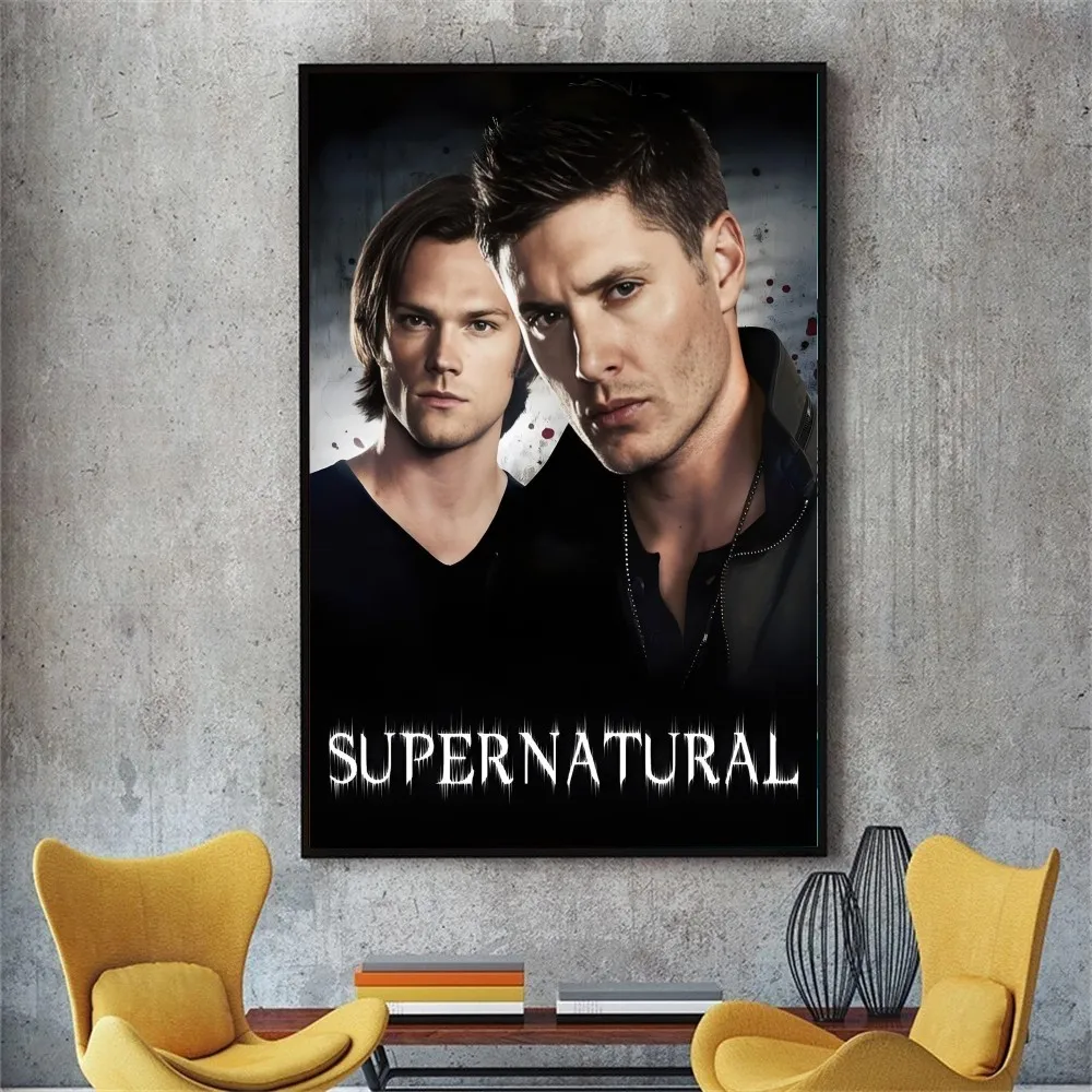 Tv Show Supernatural Poster DIY Poster Kraft Paper Vintage Poster Wall Art Painting Study Stickers Big Szie Wall Painting