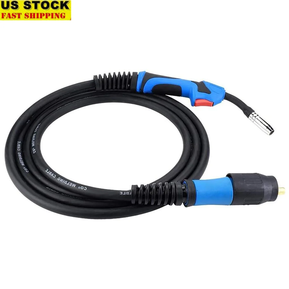 180A MIG Welding Torch Lightweight Flexible Hose Euro Connector Robust Construction