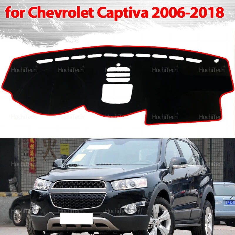 Dashboard Cover Protective Pad for Chevrolet Captiva 2006-2018 Car Accessories Dash Board Sunshade Anto-UV Carpet Accessories