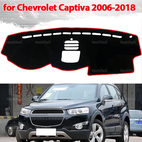 Cubierta de tablero almohadilla protectora para Chevrolet Captiva 2006-2018 accesorios de coche tablero parasol anto-uv accesorios de alfombra