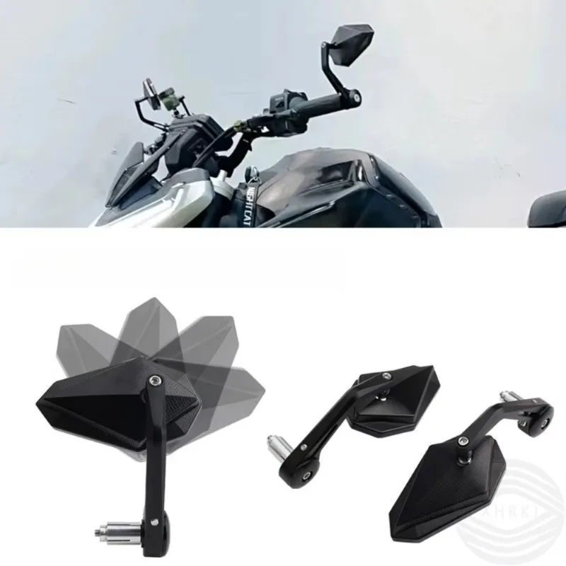 

Зеркало заднего вида на руль мотоцикла с ЧПУ GLB 22 мм, универсальное для Honda Yamaha Kawasaki Qianjiang Chunfeng
