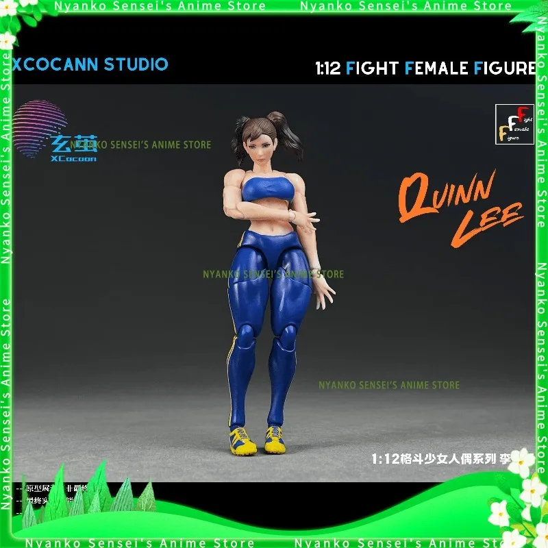 

XCOCANN STUDIO Fighting Girl Quinn Lee Li Qinghan 1/12 Фигурка Аниме Модель Модные игрушки Настольная кукла Коллекционные предметы
