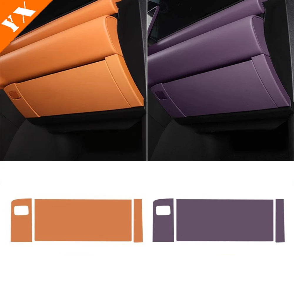 

2024-2026 For Leapmotor C10 Accessories Primary Color Orange Car Copilot Kick Pad,Copilot Protective Cover,Copilot Decoration