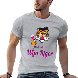 New je suis un wijntijger| Perfect Gift T-Shirt Short sleeve sublime t shirt Blouse mens clothing