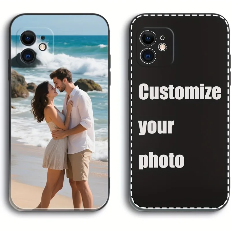 

DIY Customized Photo Phone Case For iPhone 17 16 15 11 12 14 13 Pro Max Mini X XS XR 7 8 Plus SE Air 16E Shockproof Soft Cover