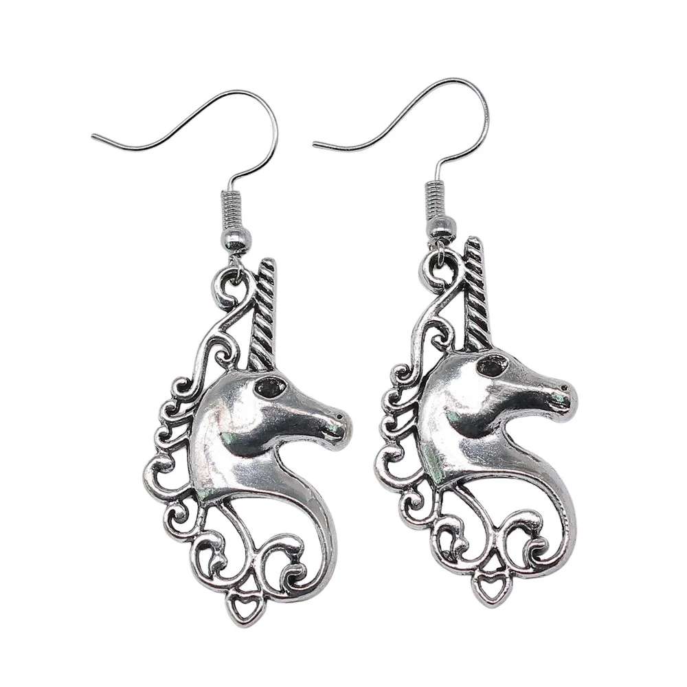 Dangling Earrings Women Wedding Anniversary Drop & Dangle Earring Earings Jewelry Dragon Snake Horse Anime