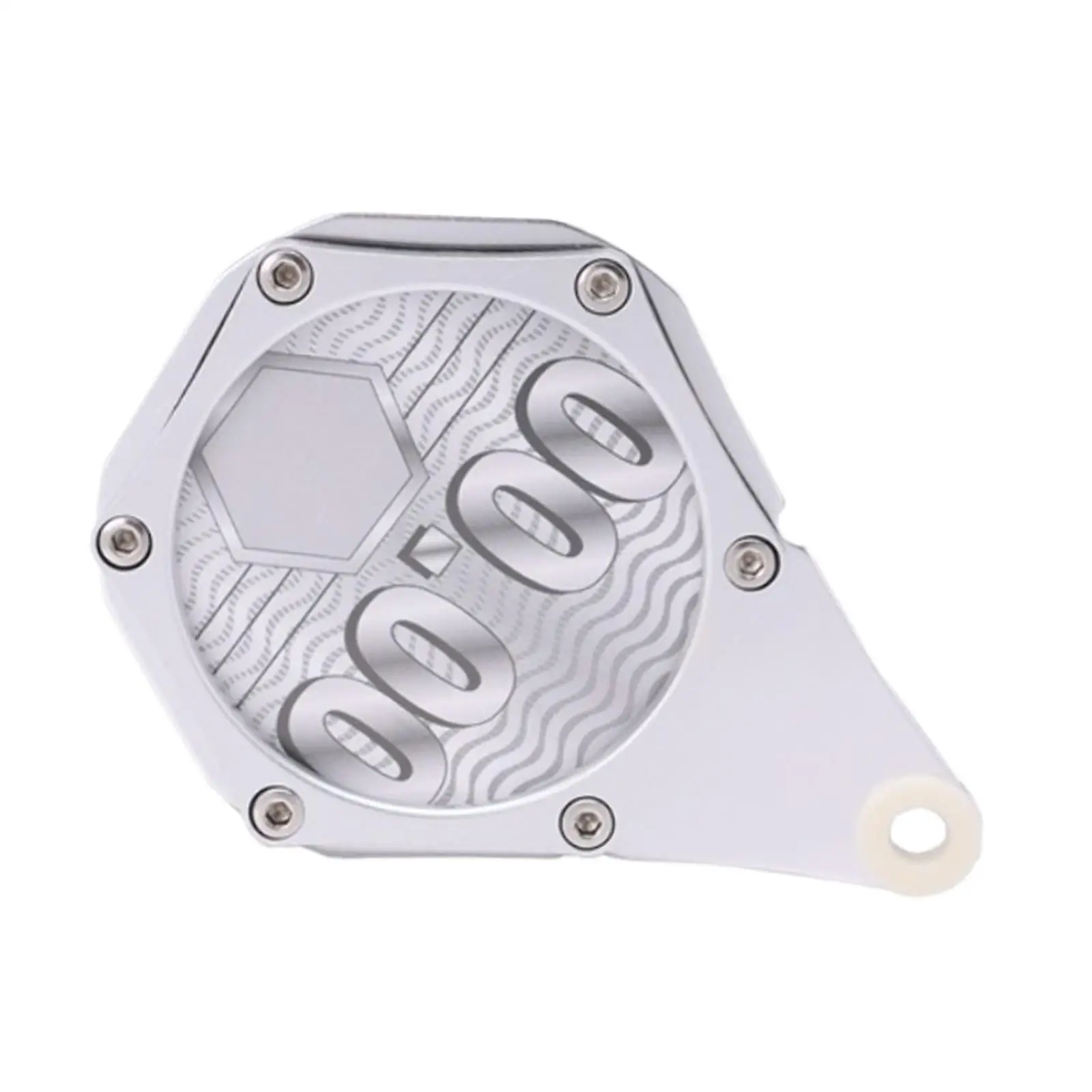 Hexagon Tax Disc Plate Compact Aluminum Alloy Tax Disc Holder for Scooter