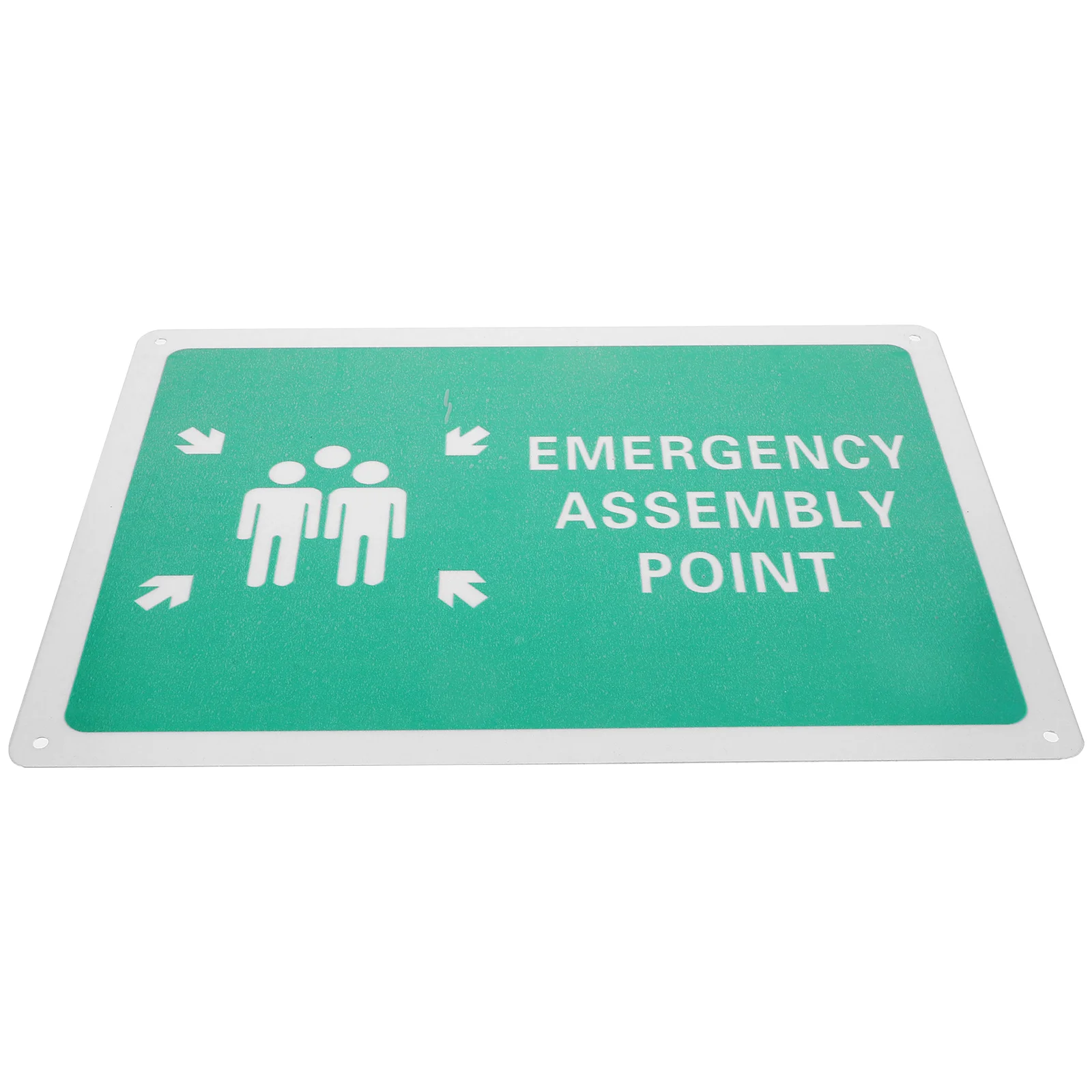 Emergency Assembly Point Sign Natural Hazard Evasion Point Sign Aluminum Safety Sign assembly sign emergency sign