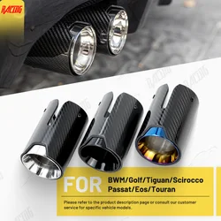 inlet60mm For Volkswagen Jetta Mk6 VW Golf 6 7 Mk7 Polo 6r Bora Scirocco Lavida Variant Car Exhaust Pipe Muffler Tip bmw