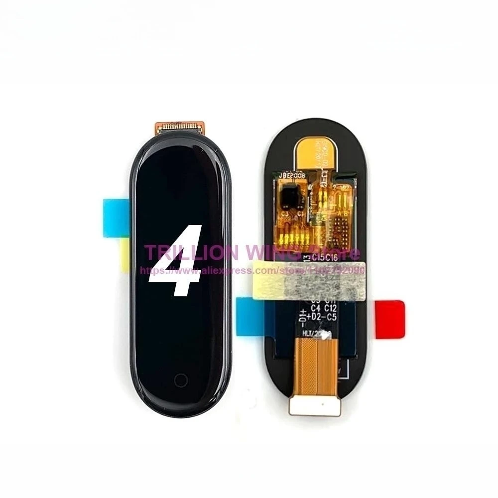 Tela de LCD Touch Digitizer para Xiaomi Mi Banda, Pulseira Pulseira, AMOLED, Relógio Inteligente, 4, 5, 6, 7