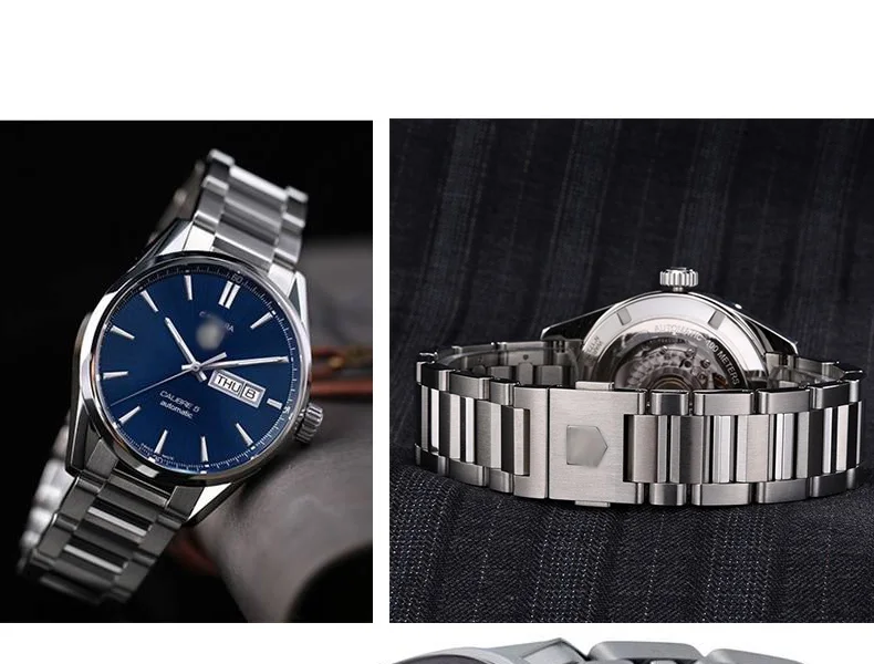 2 Bracelets De Montre En Acier Inoxydable – Liens Ajustables Pour Remplacement Ou Personnalisation