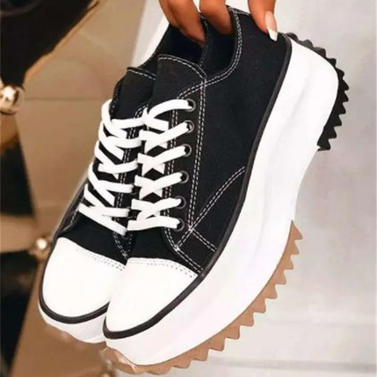 Women Sneakers Casual Spring/Autumn Women Walking Shoes Soft Fashion Lace-Up Female Outdoor Ladies Shoes