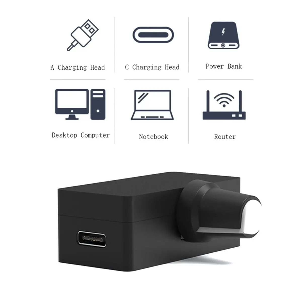 

PWM Governor Fan Speed Regulation Small Type-C Port 4Pin 4-Wire Fan Controller for DIY Water Cooling Heat Dissipation