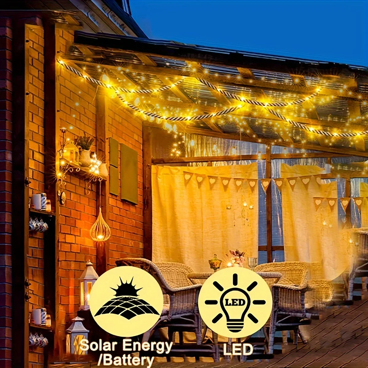 5M/10M Solar Handgemaakte Vint - String Light Bistro recensie en prijs
