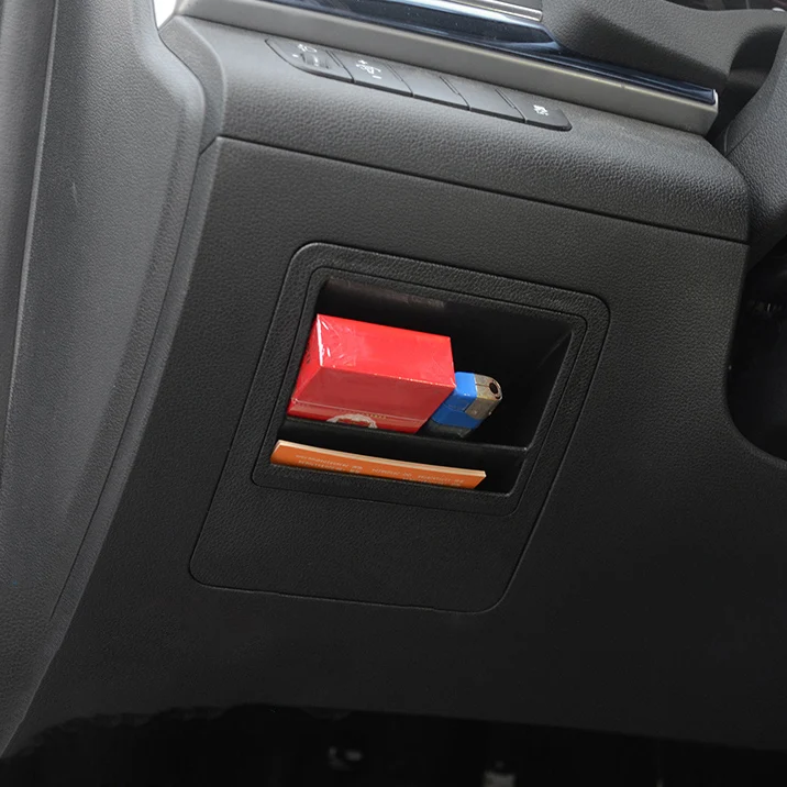 Fuse Storage Box Bin For Hyundai Elantra LHD 2017 Armrest Box Tray Center Console Card Coin Slot Glove Case Holder Car Organizer
