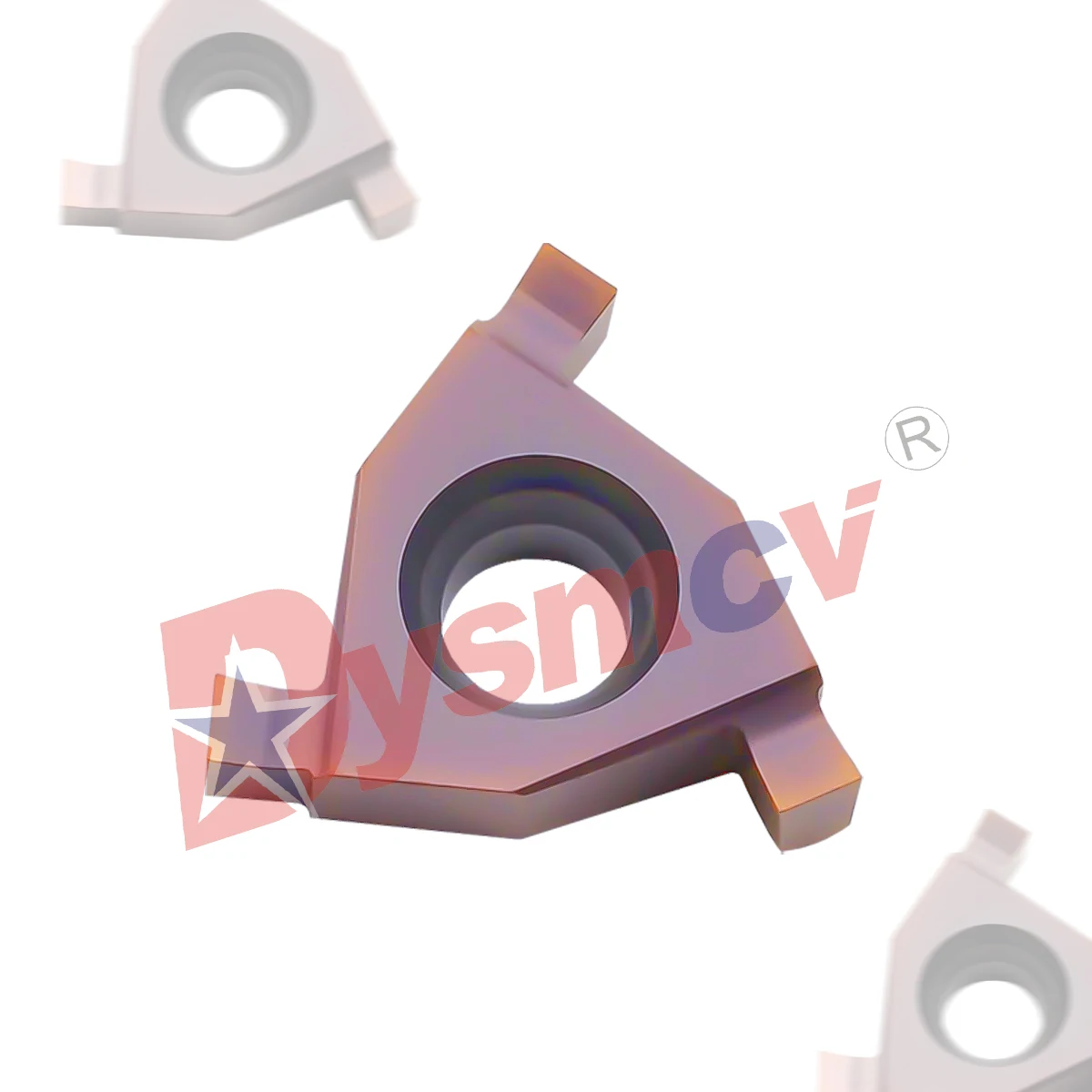 Lame per scanalatura di taglio esterna CNC Scheda Particelle di taglio con scanalatura a molla 16 IR/EL 1.0 LF6118 Inserti montati piatti in acciaio inossidabile