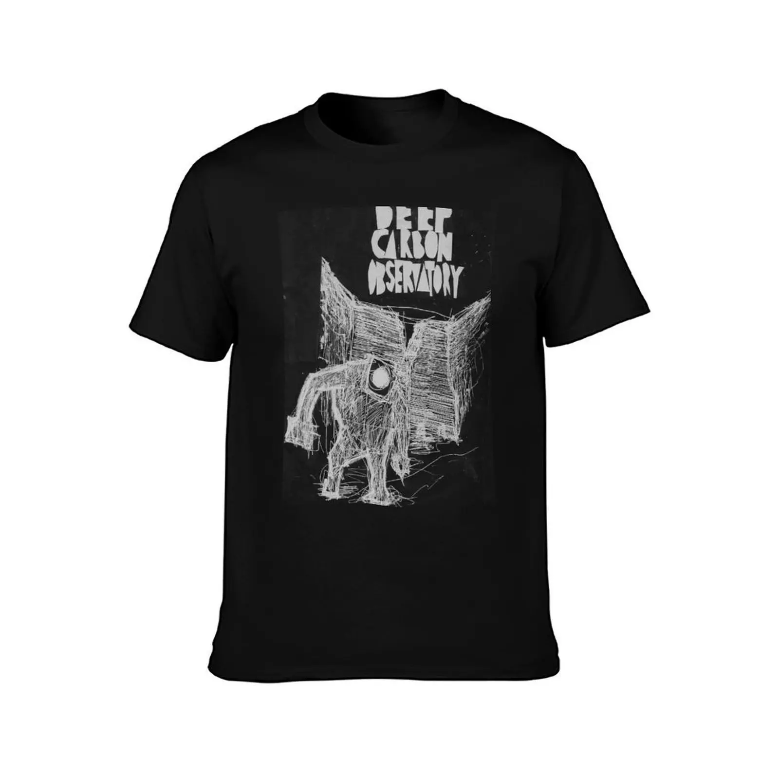 inversion deep carbon observatory T-Shirt, Summer Casual Cotton Tee, Oversized Streetwear Tops, Vintage Graphic Print